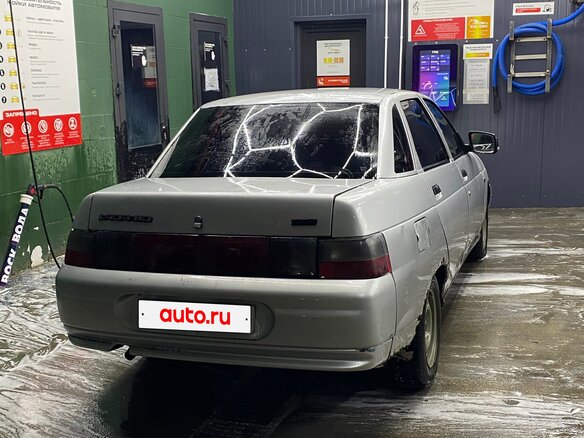 2002 Lada (ВАЗ) 2110, серебристый, 65000 рублей - вид 6