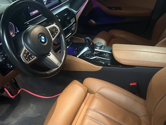 2021 BMW 5 серии 520i VII (G30/G31/G38) Рестайлинг, чёрный - вид 32