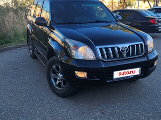 2007 Toyota Land Cruiser Prado 5-speed 120 Series Рестайлинг, чёрный, 1750000 рублей, вид 3