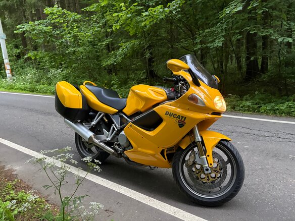 2001 Ducati ST, жёлтый, 370000 рублей