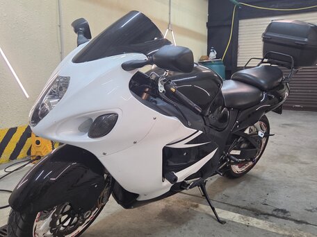 2000 Suzuki GSX 1300 R Hayabusa, белый, 600000 рублей, вид 2