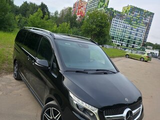 2018 Mercedes-Benz V-Класс Long 220 d длинный III (W447), чёрный, 4520000 рублей, вид 4