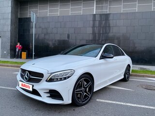 2018 Mercedes-Benz C-Класс 180 IV (W205) Рестайлинг, белый, 3030000 рублей, вид 2