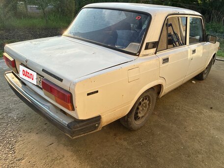 2003 Lada (ВАЗ) 2107, белый, 100000 рублей, вид 4