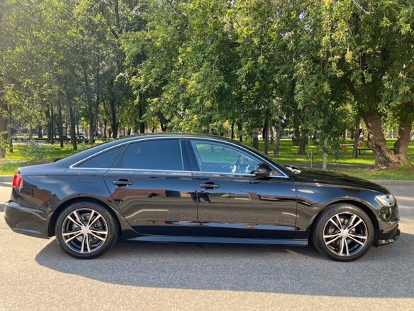 2018 Audi A6 IV (C7) Рестайлинг, чёрный - вид 6