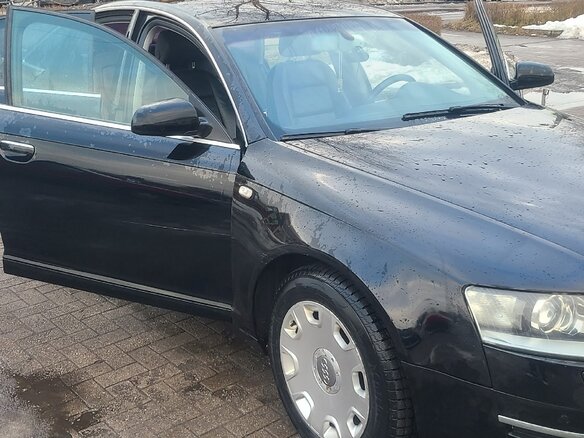 2004 Audi A6 III (C6), чёрный, 720000 рублей - вид 3
