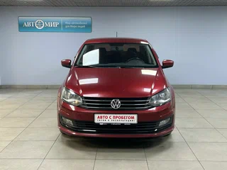 2017 Volkswagen Polo V Рестайлинг, красный, 1150000 рублей, вид 2