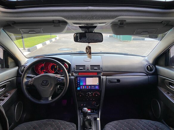2007 Mazda 3 I (BK) Рестайлинг, чёрный, 670000 рублей - вид 11
