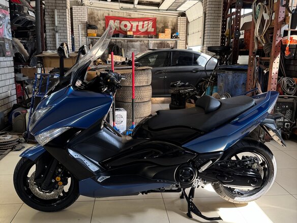 2009 Yamaha TMAX, синий, 450000 рублей - вид 7