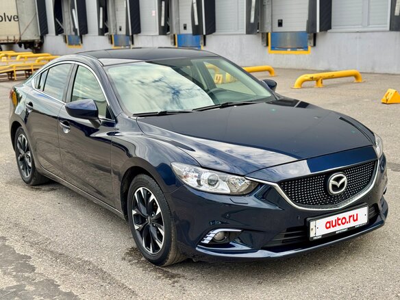 2015 Mazda 6 III (GJ) Рестайлинг, синий - вид 3