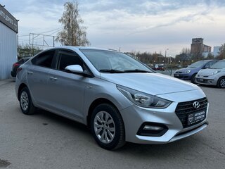 2017 Hyundai Solaris II, серый, 1285000 рублей, вид 4