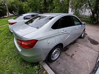 2016 Lada (ВАЗ) Vesta I, серебристый, 790000 рублей, вид 3