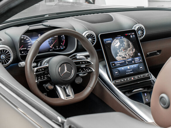 2024 Mercedes-Benz SL-Класс AMG 63 AMG IV (R232), серый - вид 21