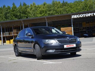 2014 Skoda Superb DSG II Рестайлинг, чёрный, 1149000 рублей, вид 2