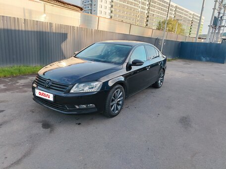 2011 Volkswagen Passat B7, чёрный, 950000 рублей, вид 3