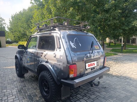2018 Lada (ВАЗ) 2121 (4x4) Bronto I Рестайлинг, голубой, 900000 рублей, вид 3