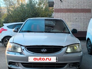 2007 Hyundai Accent ТагАЗ II, серебристый, 200000 рублей, вид 2