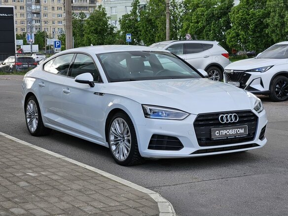 2019 Audi A5 II (F5), белый - вид 4