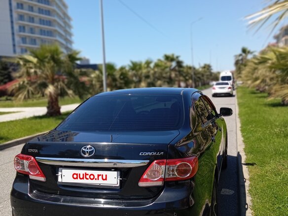 2010 Toyota Corolla X (E140, E150) Рестайлинг, чёрный, 1100000 рублей - вид 13