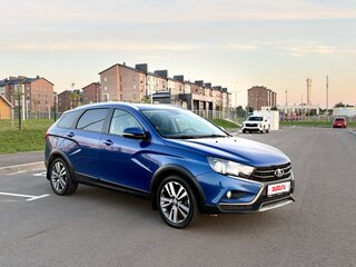 2021 Lada (ВАЗ) Vesta SW Cross I, синий, 985000 рублей, вид 4