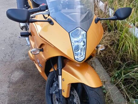 2014 Hyosung Comet GT650, золотистый, 270000 рублей, вид 4