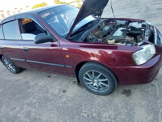 2011 Hyundai Accent ТагАЗ II, красный, 500000 рублей, вид 3