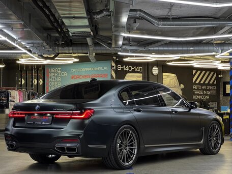 2020 BMW 7 серии Long M760Li xDrive VI (G11/G12) Рестайлинг, зелёный, 13370000 рублей, вид 5