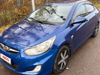 2011 Hyundai Solaris I, синий, 600000 рублей, вид 1