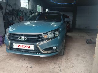 2016 Lada (ВАЗ) Vesta I, серый, 600000 рублей, вид 2