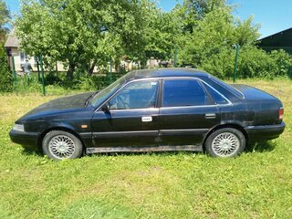 1991 Mazda 626 III (GD), чёрный, 140000 рублей, вид 4