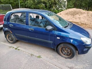2008 Hyundai Getz I Рестайлинг, синий, 300000 рублей, вид 2