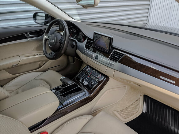 2014 Audi A8 III (D4) Рестайлинг, чёрный - вид 12