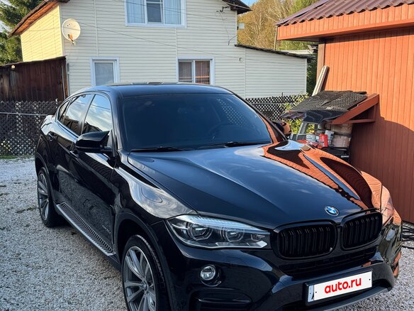 2016 BMW X6 30d II (F16), чёрный, 3959000 рублей - вид 3