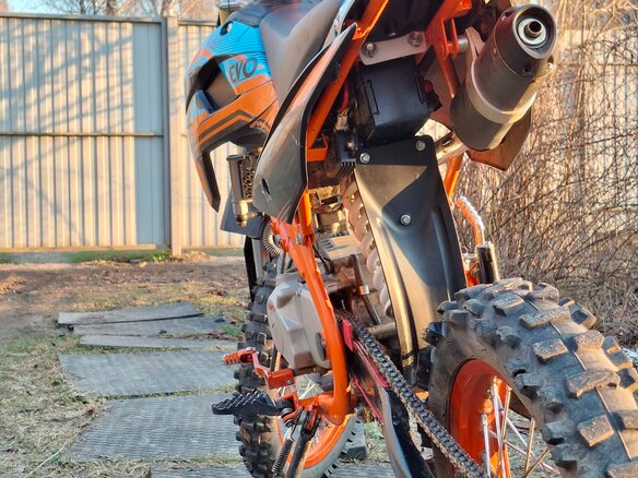 2025 Kayo Evolution YX140EM, синий, 80000 рублей - вид 2