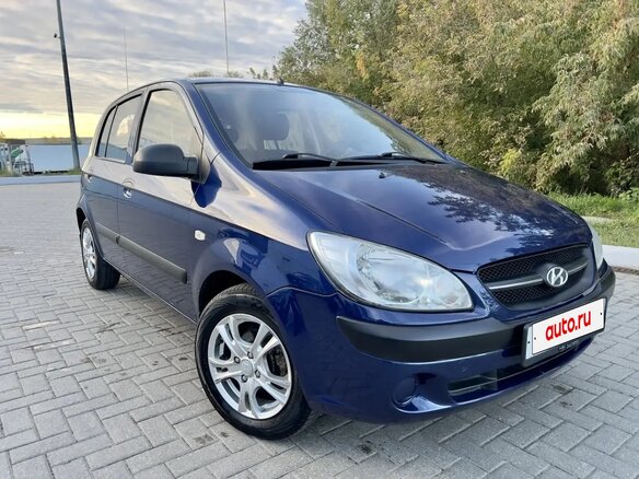 2008 Hyundai Getz I Рестайлинг, синий - вид 7