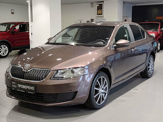 2014 Skoda Octavia III (A7), коричневый, 878000 рублей, вид 1