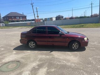 2007 Hyundai Accent ТагАЗ II, красный, 425000 рублей, вид 3