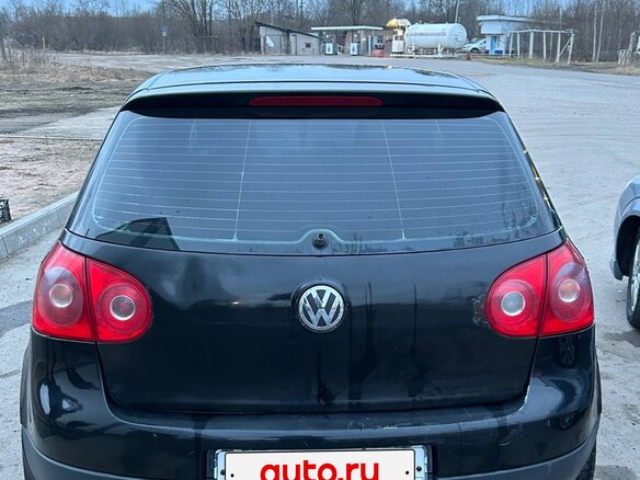 2005 Volkswagen Golf V, чёрный, 330000 рублей - вид 4