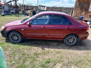 2007 Kia Cerato I Рестайлинг, красный, 365000 рублей, вид 2