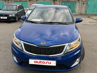 2011 Kia Rio 4-speed III, синий, 700000 рублей, вид 3