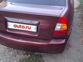 2008 Hyundai Accent ТагАЗ II, красный, 380000 рублей, вид 3