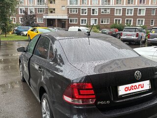 2019 Volkswagen Polo V Рестайлинг, чёрный, 1430000 рублей, вид 4