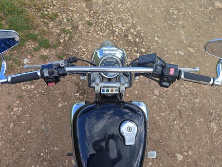 1992 Yamaha XV400 Virago, чёрный, 250000 рублей, вид 2