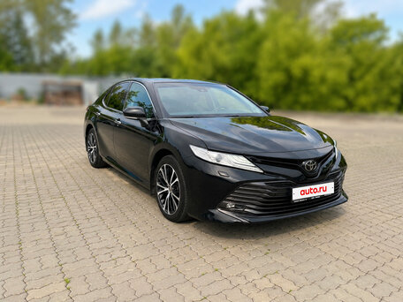2020 Toyota Camry VIII (XV70), чёрный, 3150000 рублей, вид 4