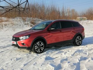 2020 Lada (ВАЗ) Vesta SW Cross I, красный, 1250000 рублей, вид 2
