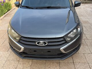 2021 Lada (ВАЗ) Granta I Рестайлинг, серый, 510000 рублей, вид 2