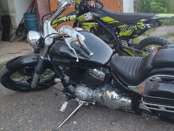 1997 Yamaha XVS400 Drag Star, чёрный, 299999 рублей - вид 2
