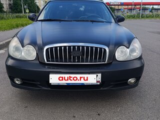2007 Hyundai Sonata ТагАЗ IV (EF) Рестайлинг, чёрный, 300000 рублей, вид 1