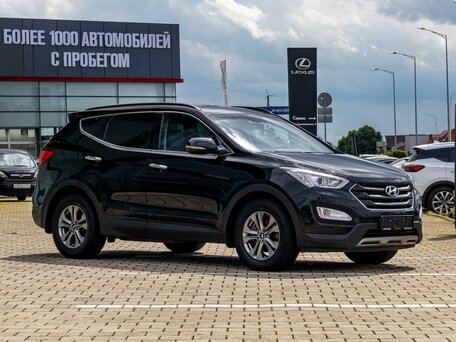 2015 Hyundai Santa Fe III, чёрный, 1495000 рублей, вид 3