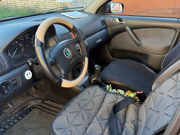 2008 Skoda Octavia I (A4) Рестайлинг, серый, 350000 рублей - вид 7